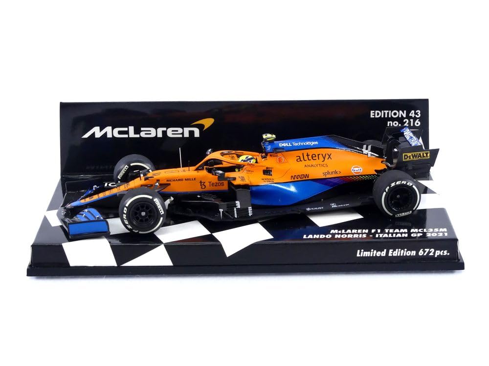 Minichamps McLaren MCL35M Норріс Італійський Гран-прі 2021 2-е місце Готовий продукт 1/43
Minichamps McLaren MCL35M Норріс Італійський Гран-прі 2021 2-е місце Готовий продукт 1/43