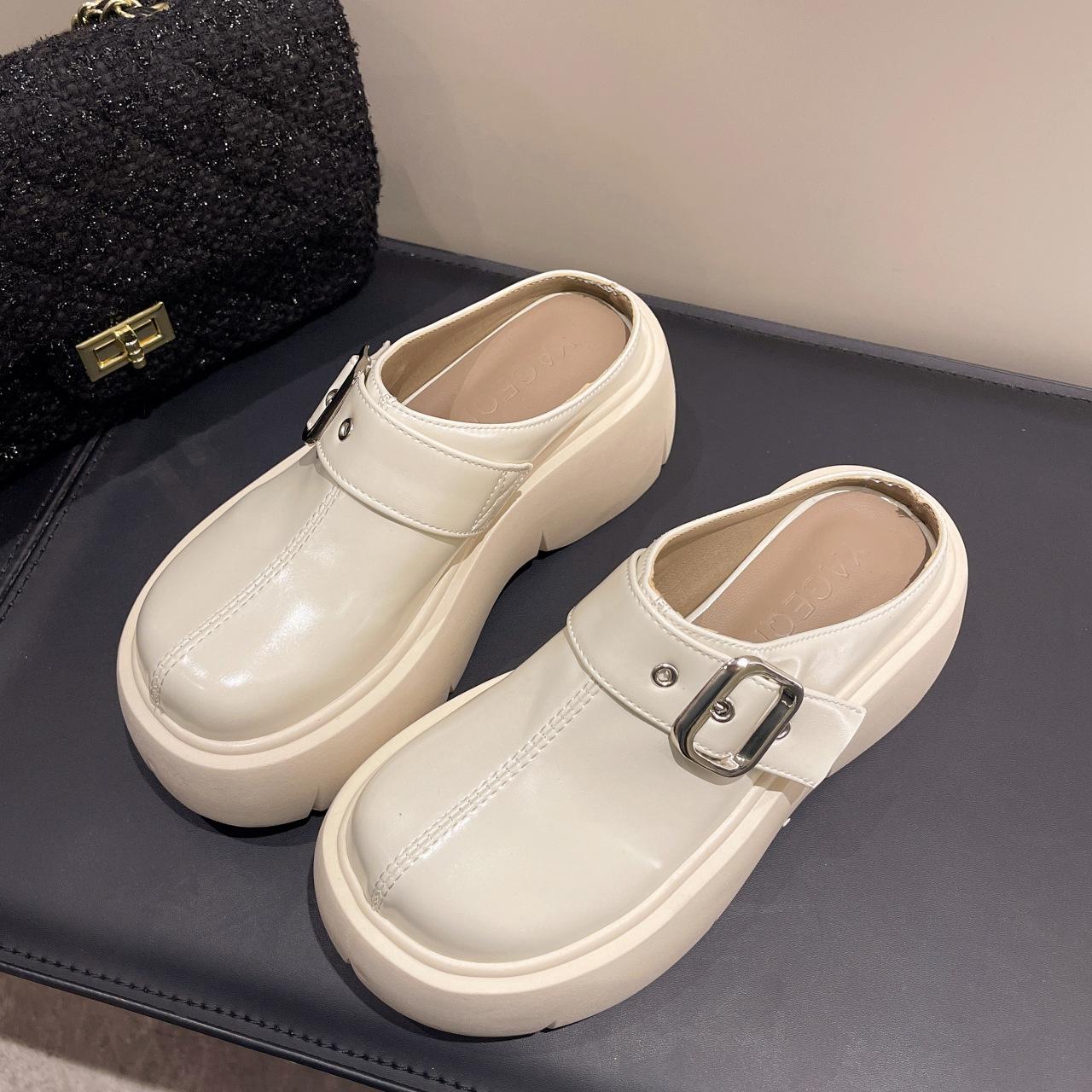 Fashion Platform Mules Slipper Shoes Women Slingback Slippers Shoes 2025 New Spring Summer Casual Flat Bottom Walking Flip Flops Female 39 бежевый
Fashion Platform Mules Slipper Shoes Women Slingback Slippers Shoes 2025 New Spring Summer Casual Flat Bottom Walking Flip Flops Female 39 бежевый