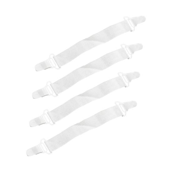 4Pcs Bed Sheet Holder Adjustable Length Elastic Nylon Bed Sheet Clips Straps Sheet Holder Mattress Clips for Bedroom білий
4Pcs Bed Sheet Holder Adjustable Length Elastic Nylon Bed Sheet Clips Straps Sheet Holder Mattress Clips for Bedroom білий