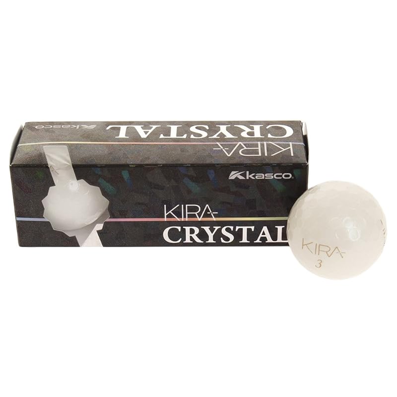 Kasco golf ball KIRA CRYSTAL 3 pieces white
Kasco golf ball KIRA CRYSTAL 3 pieces white
