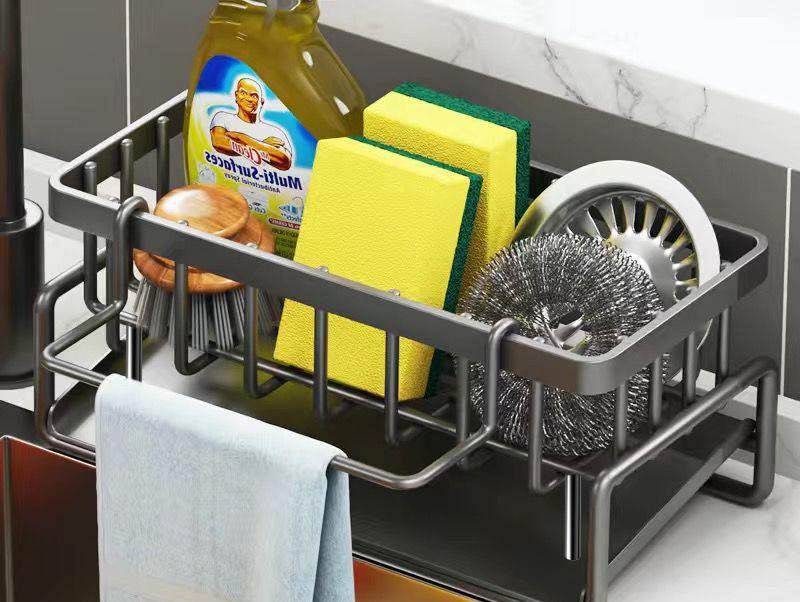 Sink Organizer Drainage Rack Space Saving Kitchen Storage Utensils Accessories Compact Tap Mounted Spice Shelf чорний
Sink Organizer Drainage Rack Space Saving Kitchen Storage Utensils Accessories Compact Tap Mounted Spice Shelf чорний
