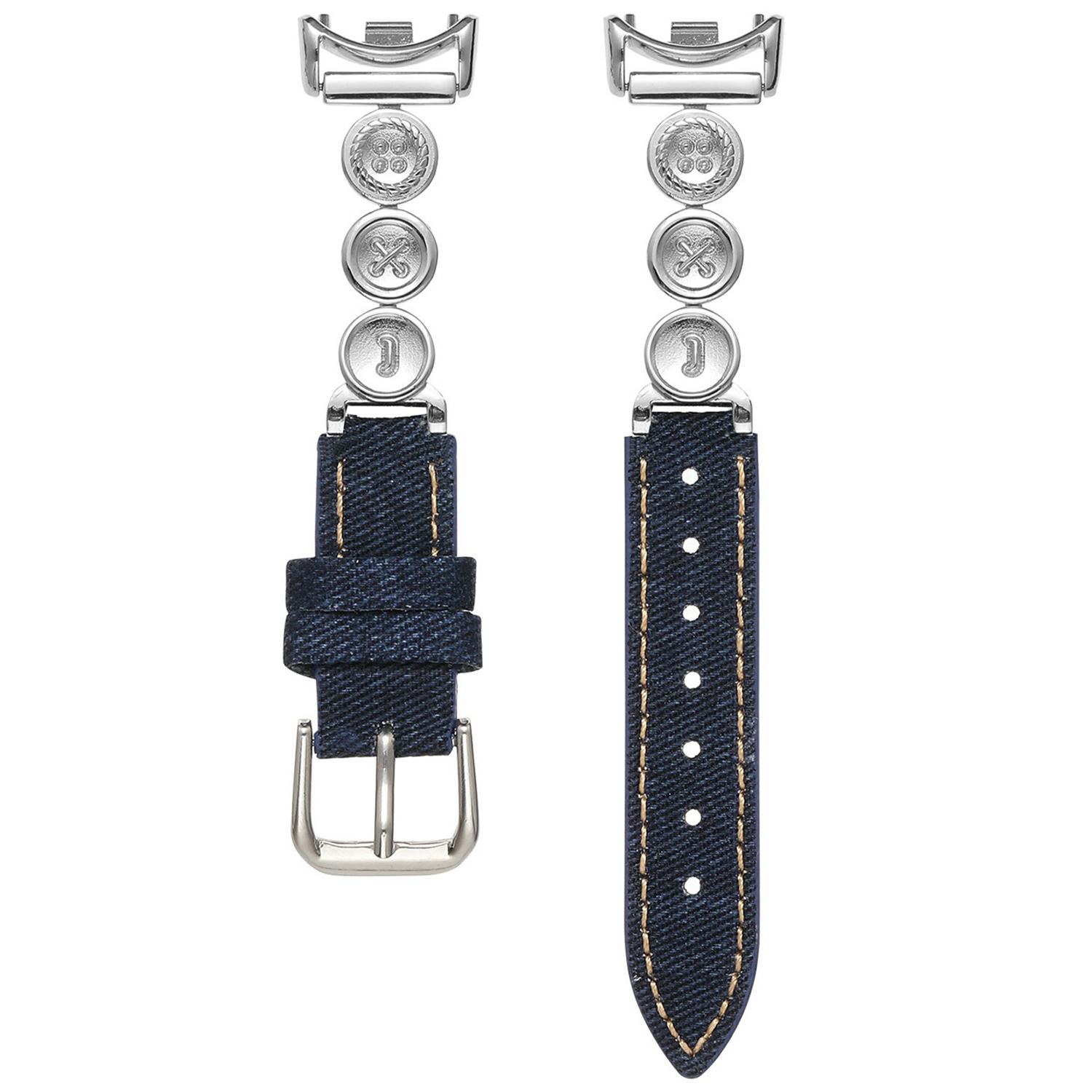 Для Xiaomi Smart Band 9/9 NFC/8/8 NFC Джинсовий ремінець для годинника Металева кнопка Замінний ремінець Silver/Dark Denim
Для Xiaomi Smart Band 9/9 NFC/8/8 NFC Джинсовий ремінець для годинника Металева кнопка Замінний ремінець Silver/Dark Denim