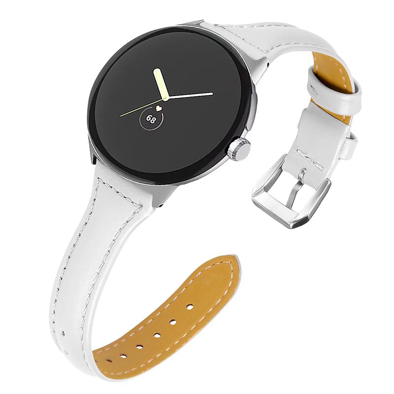 For Google Pixel Watch 3 41mm/Watch 2/Pixel Watch Genuine Leather Watch Band Quick Release 20mm Watch Strap with Silver Connector Dark Green
For Google Pixel Watch 3 41mm/Watch 2/Pixel Watch Genuine Leather Watch Band Quick Release 20mm Watch Strap with Silver Connector Dark Green