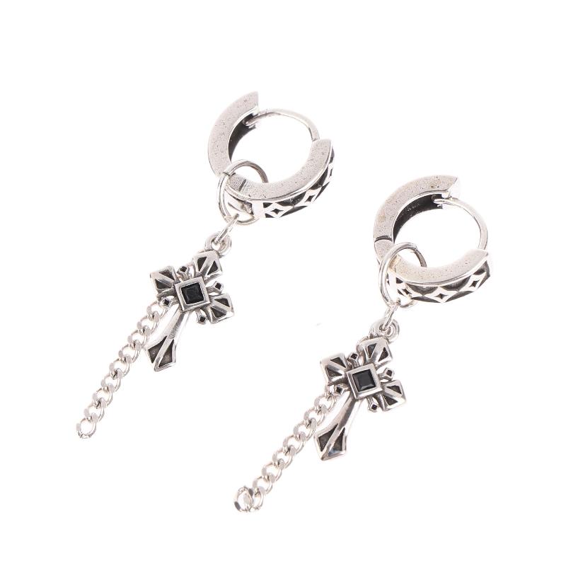 New Fashion Hip Hop Punk Chain Tassels Cross Ear Stud Piercing Jewelry For Women Men Daily Party Accessories
New Fashion Hip Hop Punk Chain Tassels Cross Ear Stud Piercing Jewelry For Women Men Daily Party Accessories