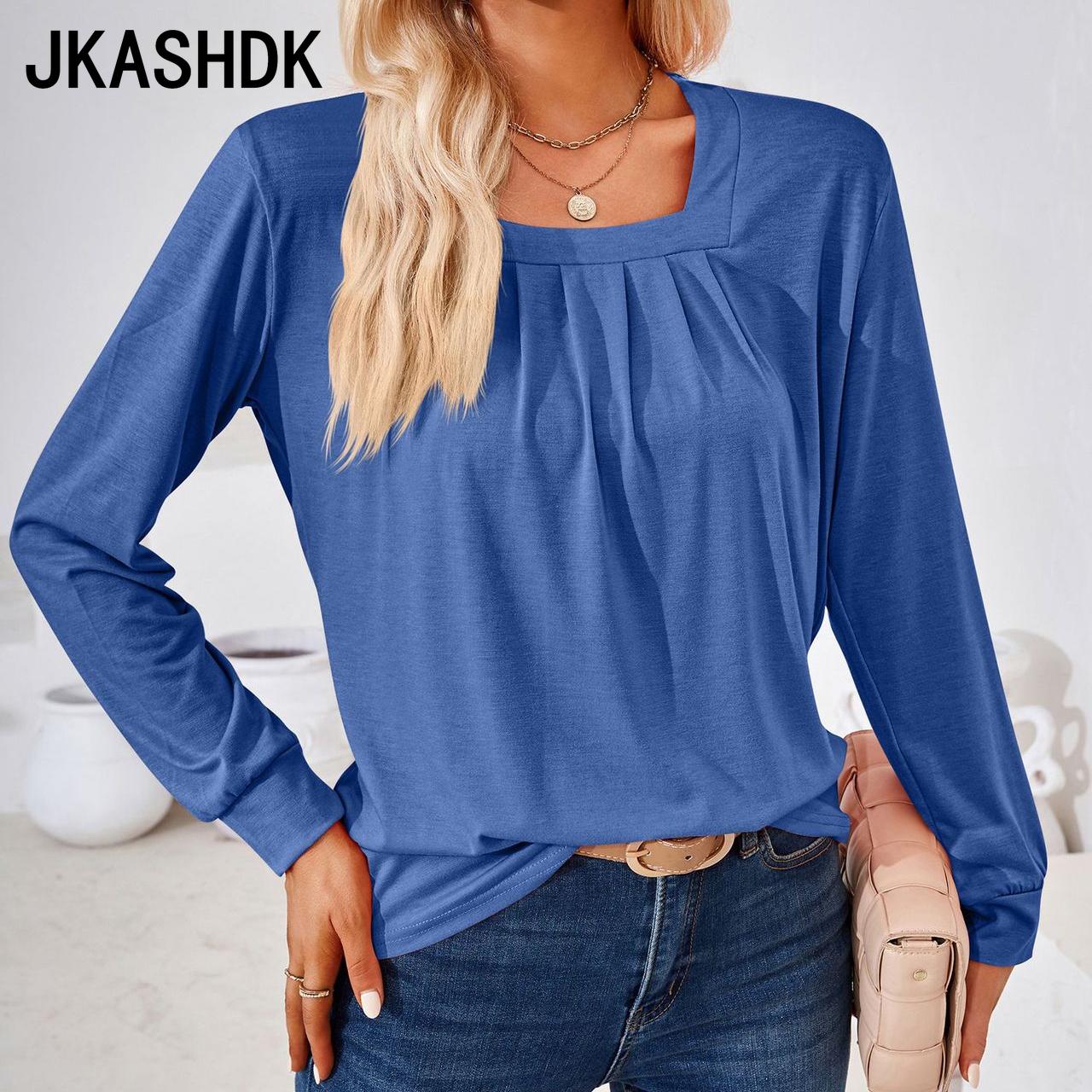 JKASHDK женские модные повседневные весенне-осенние однотонные блузки и рубашки с квадратным воротником и длинными рукавами с принтом S белый
JKASHDK женские модные повседневные весенне-осенние однотонные блузки и рубашки с квадратным воротником и длинными рукавами с принтом S белый