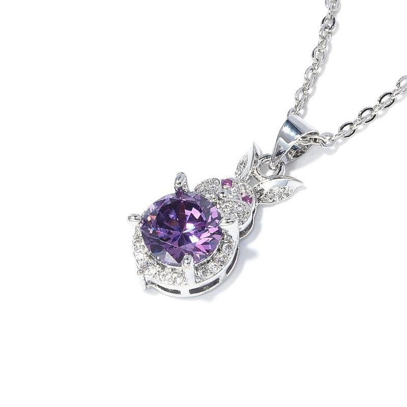 Zodiac Rabbit Necklace for Women Versatile and High End Zircon Necklace with Copper Inlay for Women Send chain
Zodiac Rabbit Necklace for Women Versatile and High End Zircon Necklace with Copper Inlay for Women Send chain