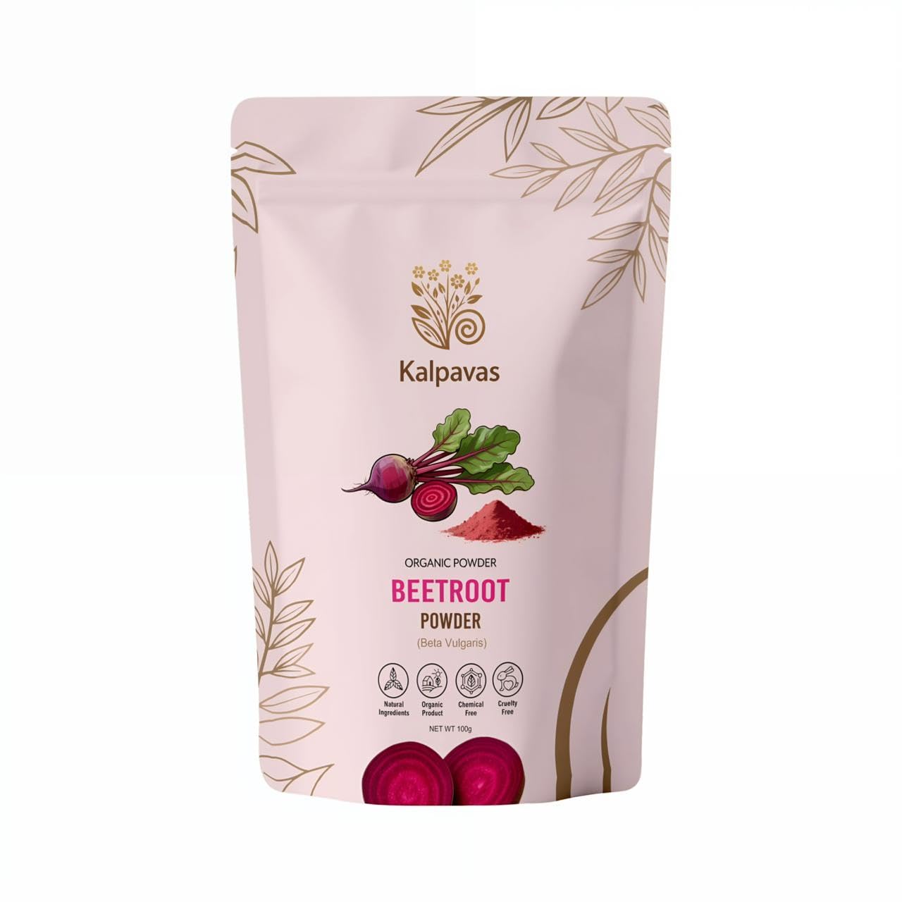 Kalpavas 100% Pure & Natural Beetroot Powder | Rich in Iron & Antioxidants | For Glowing Skin, Pink Lips & Healthy Hair | Herbal & Chemical-Free
Kalpavas 100% Pure & Natural Beetroot Powder | Rich in Iron & Antioxidants | For Glowing Skin, Pink Lips & Healthy Hair | Herbal & Chemical-Free