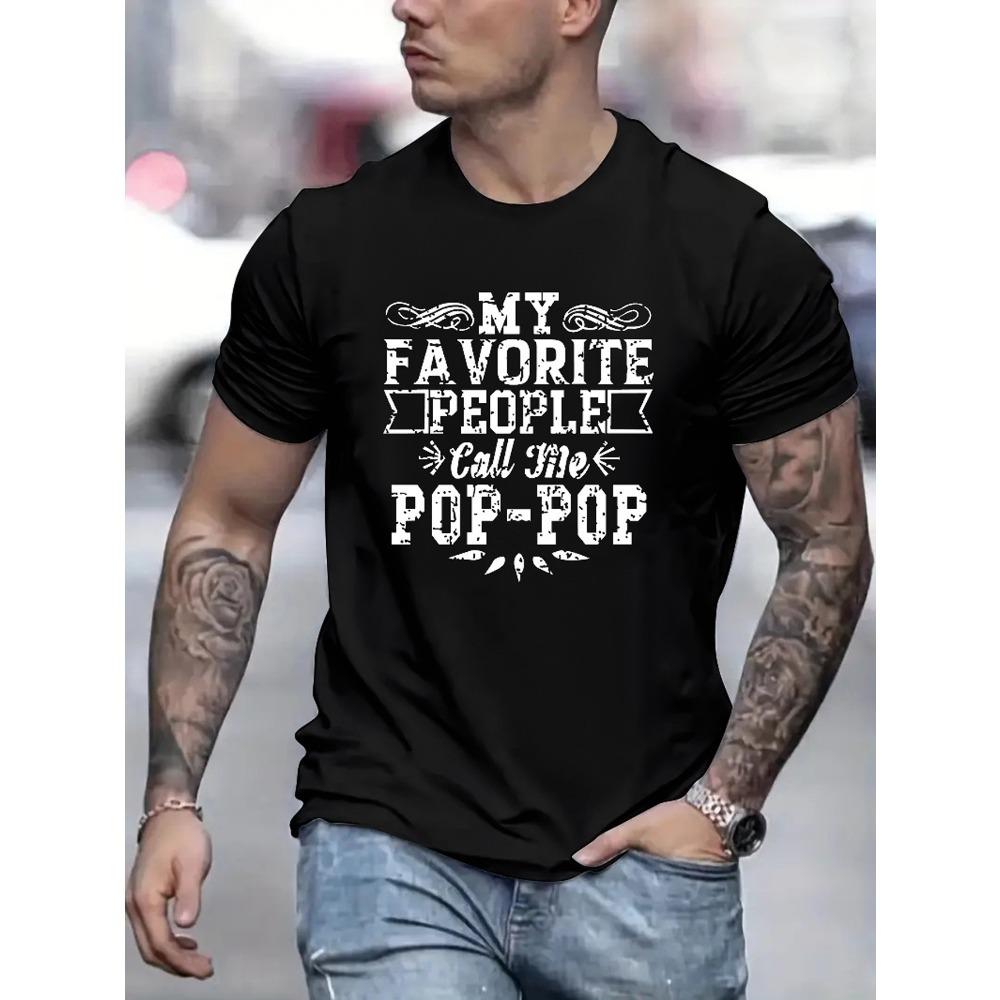 European sizes Pop-pop Print T Shirt, Tees For Men, Casual Short Sleeve T-shirt For Summer 4XL
European sizes Pop-pop Print T Shirt, Tees For Men, Casual Short Sleeve T-shirt For Summer 4XL