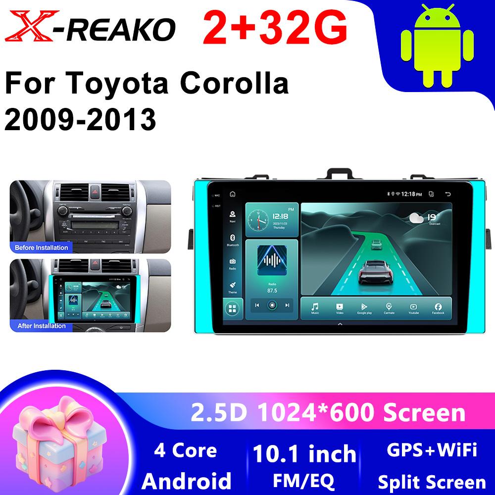 10.1 Android 13 автомобильный стерео радиоприемник для Toyota Corolla E140 / 150 2007 2008 2009 2010 2011 2012 2013 мультимедийный проигрыватель 2 Din DVD 4 core 2GB+32GB CP
10.1 Android 13 автомобильный стерео радиоприемник для Toyota Corolla E140 / 150 2007 2008 2009 2010 2011 2012 2013 мультимедийный проигрыватель 2 Din DVD 4 core 2GB+32GB CP