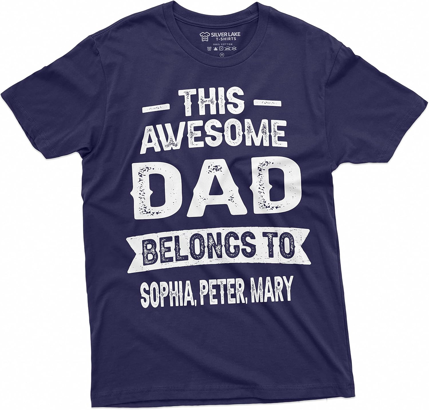Men s Customizable Dad Belongs to Your Kids Names T-Shirt | Father s Day Custom Tee 5XL різнокольоровий
Men s Customizable Dad Belongs to Your Kids Names T-Shirt | Father s Day Custom Tee 5XL різнокольоровий