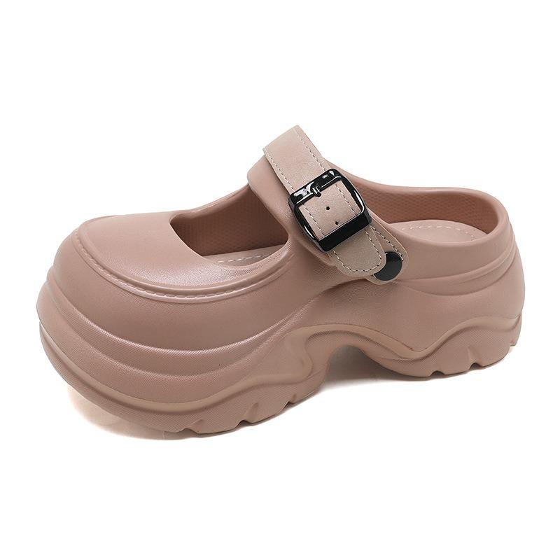 Шлепанцы на толстой подошве женские новые толстоподошвенные износостойкие и удобные с закрытым носком нескользящие для улицы пляжные крутые шлепанцы 40-41
Шлепанцы на толстой подошве женские новые толстоподошвенные износостойкие и удобные с закрытым носком нескользящие для улицы пляжные крутые шлепанцы 40-41