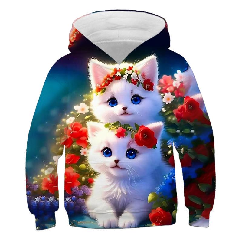 Девичья толстовка с капюшоном и длинными рукавами с 3D мультяшным котом, повседневная милая уличная худи для девочек на весну и осень 130
Девичья толстовка с капюшоном и длинными рукавами с 3D мультяшным котом, повседневная милая уличная худи для девочек на весну и осень 130