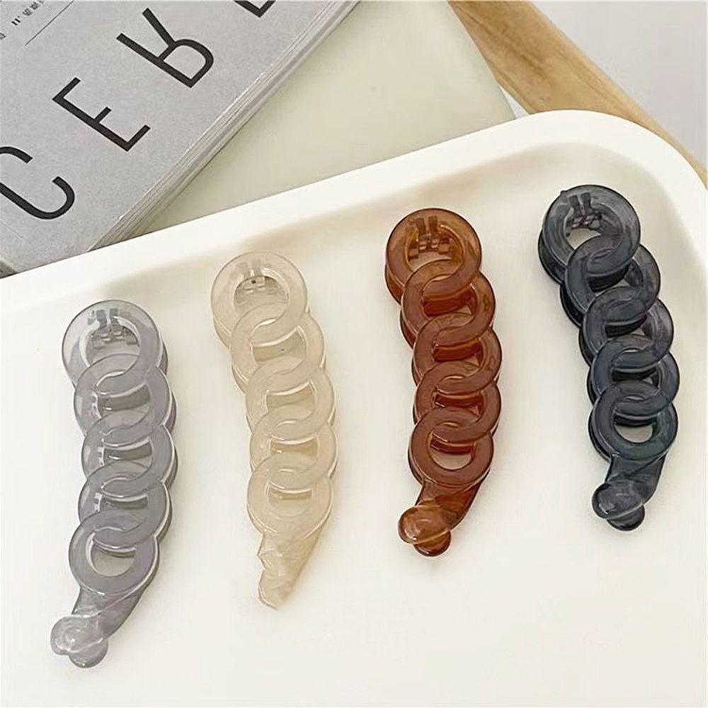 Elegant Candy Color Hair Claw For Women Hairpins Vertical Clip Hair Crabs Banana Clips Acrylic
Elegant Candy Color Hair Claw For Women Hairpins Vertical Clip Hair Crabs Banana Clips Acrylic