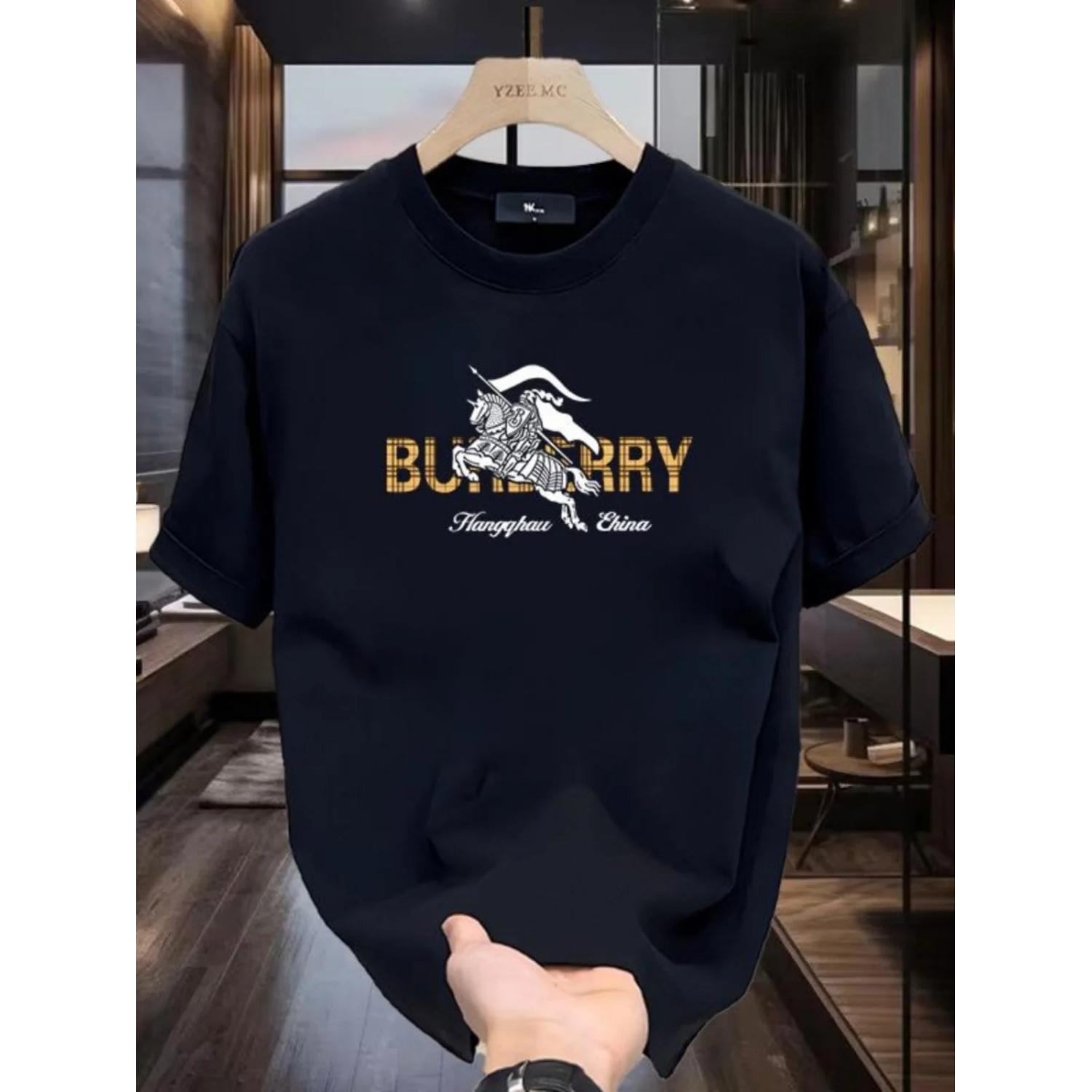 2026New Arrival Luxury British Style WarHorse Graphic T-Shirt for MenBlack Premium Cotton Crew Neck Tee with Golden Letter Print XXXXXL чорний
2026New Arrival Luxury British Style WarHorse Graphic T-Shirt for MenBlack Premium Cotton Crew Neck Tee with Golden Letter Print XXXXXL чорний