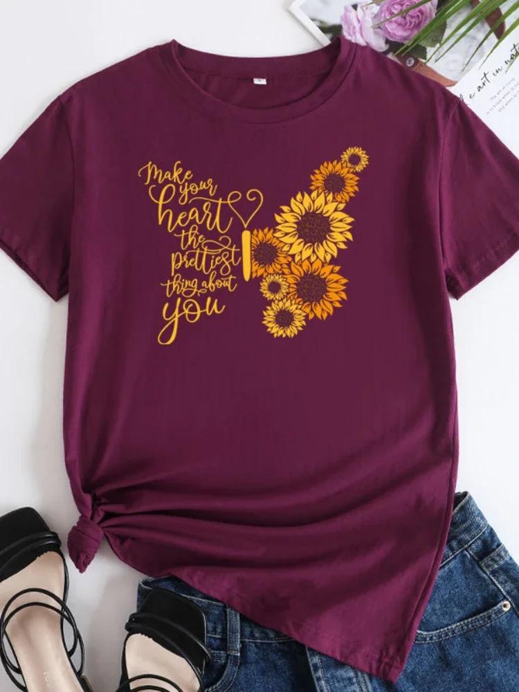 Golden Butterfly Print Women T Shirt Short Sleeve O Neck Loose Women Tshirt Ladies Tee Shirt Tops Camisetas Mujer S розы красного
Golden Butterfly Print Women T Shirt Short Sleeve O Neck Loose Women Tshirt Ladies Tee Shirt Tops Camisetas Mujer S розы красного
