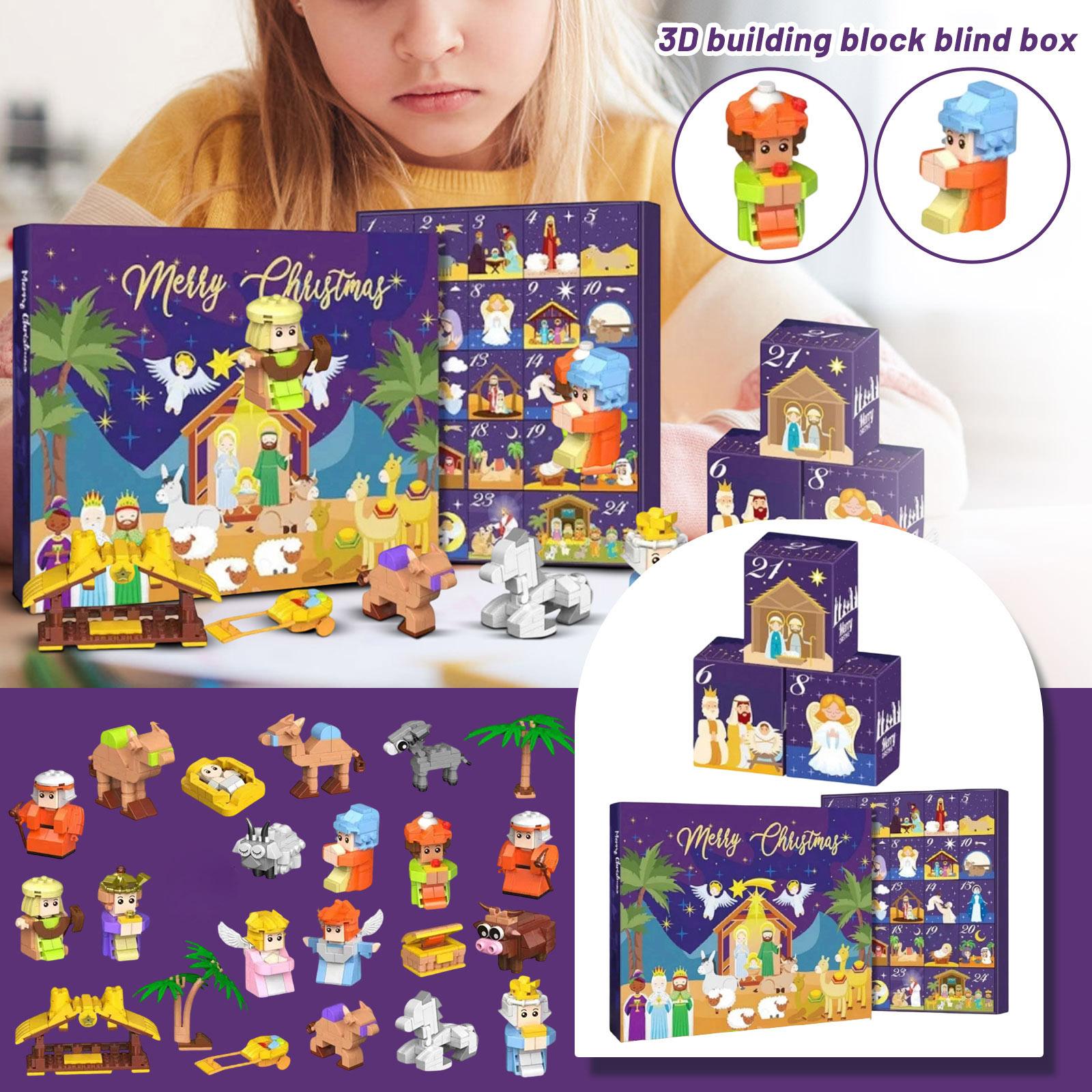 Новогодний адвент-календарь - Календарь обратного отсчета до Рождества с 24 игрушками-конструкторами One Size
Новогодний адвент-календарь - Календарь обратного отсчета до Рождества с 24 игрушками-конструкторами One Size