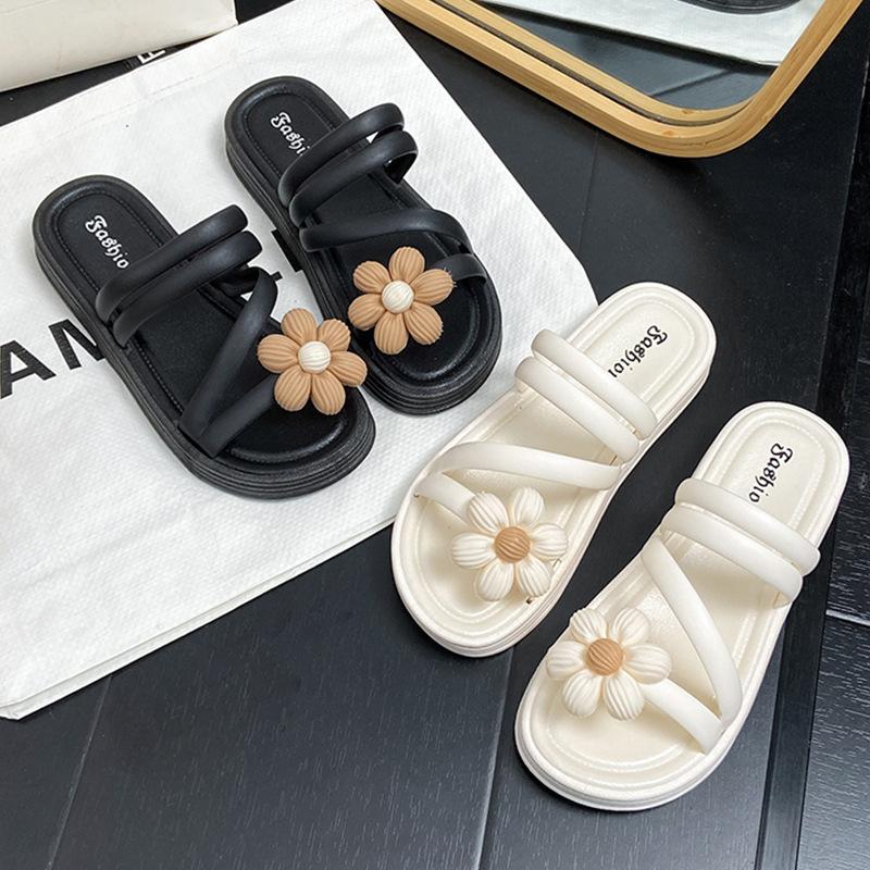 New flower slippers women thick bottom non-slip summer flower fairy wind beach out two wear sandals 36/37 чорний
New flower slippers women thick bottom non-slip summer flower fairy wind beach out two wear sandals 36/37 чорний