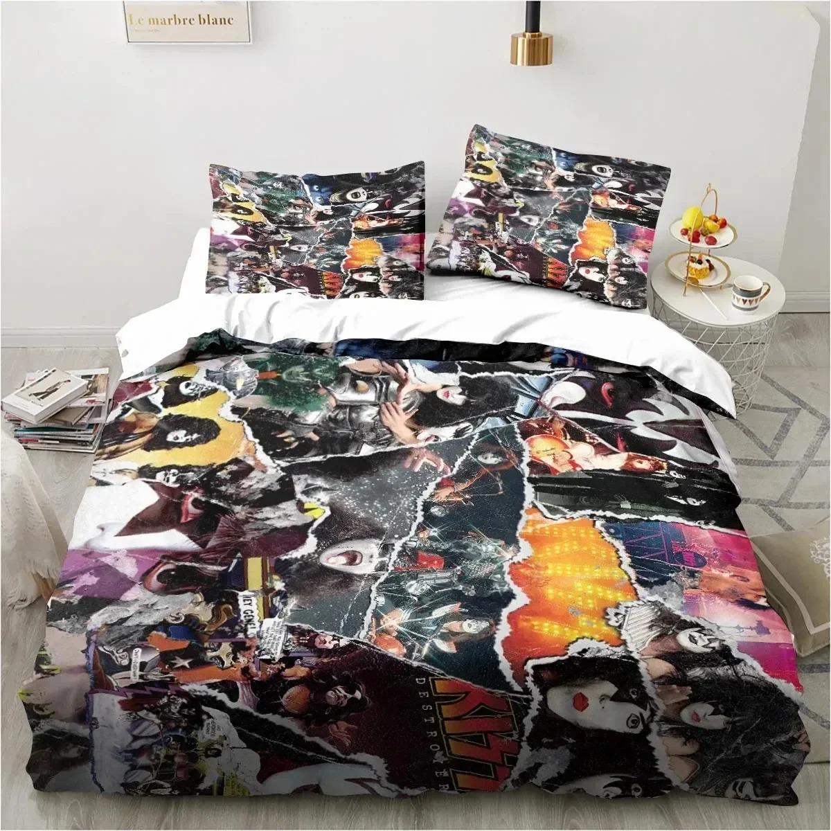 3D-принт Rock Band KISS Band Комплект постільної білизни Підодіяльник Постільний комплект Підодіяльник Наволочка Підодіяльник king Queen Size Постільна білизна для дорослих хлопчиків US Twin 173x218cm
3D-принт Rock Band KISS Band Комплект постільної білизни Підодіяльник Постільний комплект Підодіяльник Наволочка Підодіяльник king Queen Size Постільна білизна для дорослих хлопчиків US Twin 173x218cm