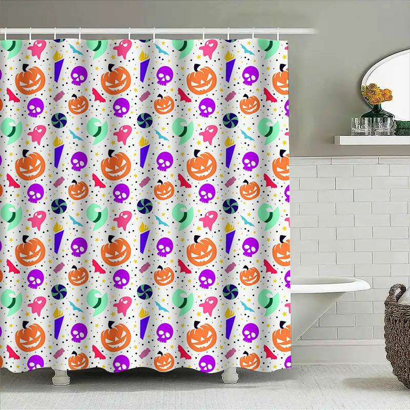 Tuniu Cute Halloween Shower Curtain Funny Skull Pattern For Kids Baby Boys Girls Room Decor W60H190(CM)-1 Pcs
Tuniu Cute Halloween Shower Curtain Funny Skull Pattern For Kids Baby Boys Girls Room Decor W60H190(CM)-1 Pcs