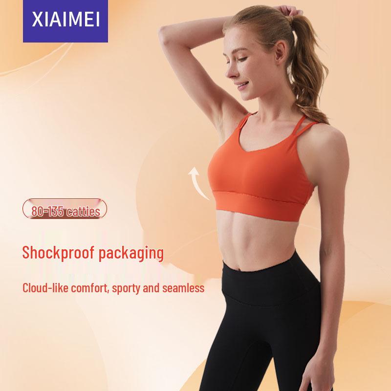 Women s Shockproof Sports Bra with Integrated Cups - Anti-Sagging Vest Style for Running and Training, Beautiful Back Design Medium какао кольору
Women s Shockproof Sports Bra with Integrated Cups - Anti-Sagging Vest Style for Running and Training, Beautiful Back Design Medium какао кольору