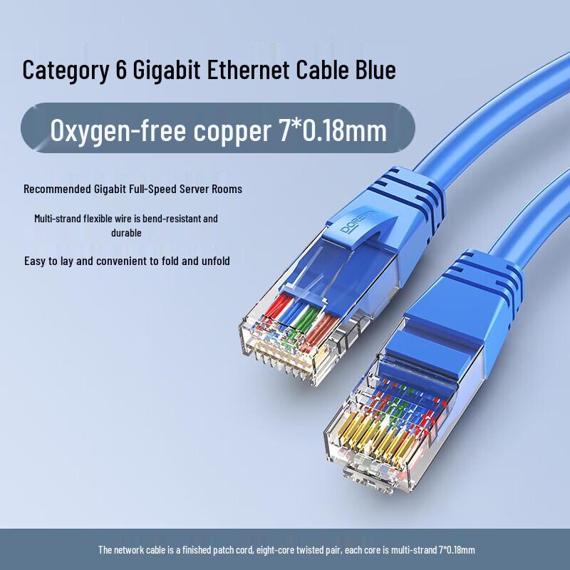 DOREWIN Cat 6 Gigabit Ethernet Network Cable
DOREWIN Cat 6 Gigabit Ethernet Network Cable