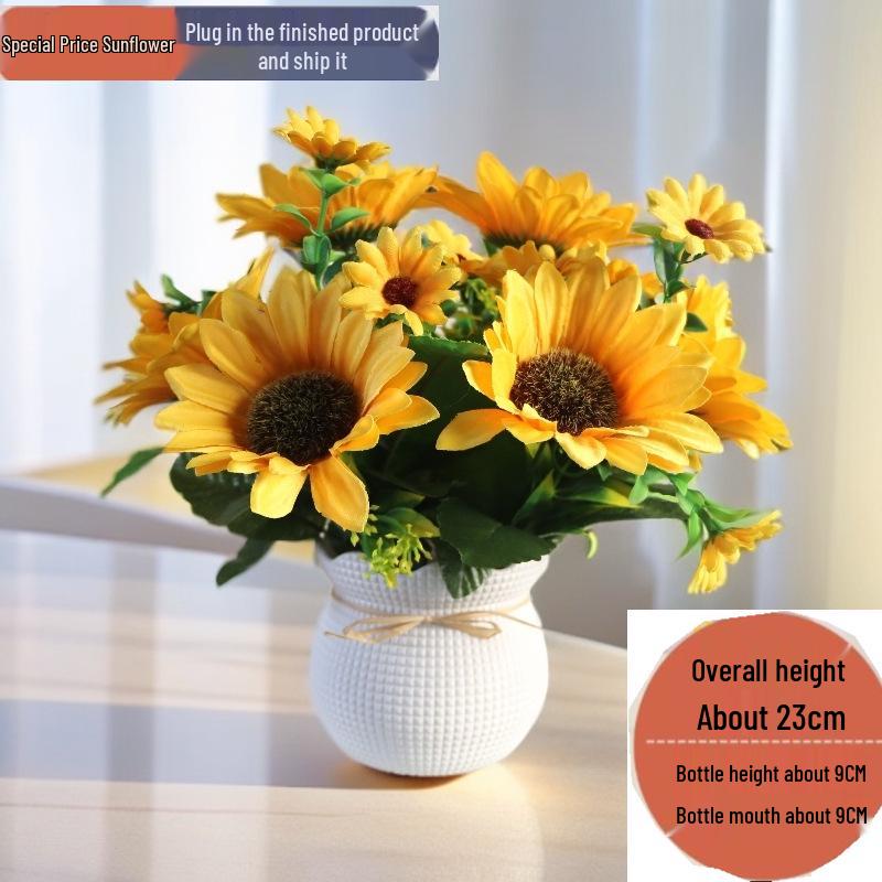 Silk Sunflower Bouquet: Living Room & Dining Table Floral Decor
Silk Sunflower Bouquet: Living Room & Dining Table Floral Decor