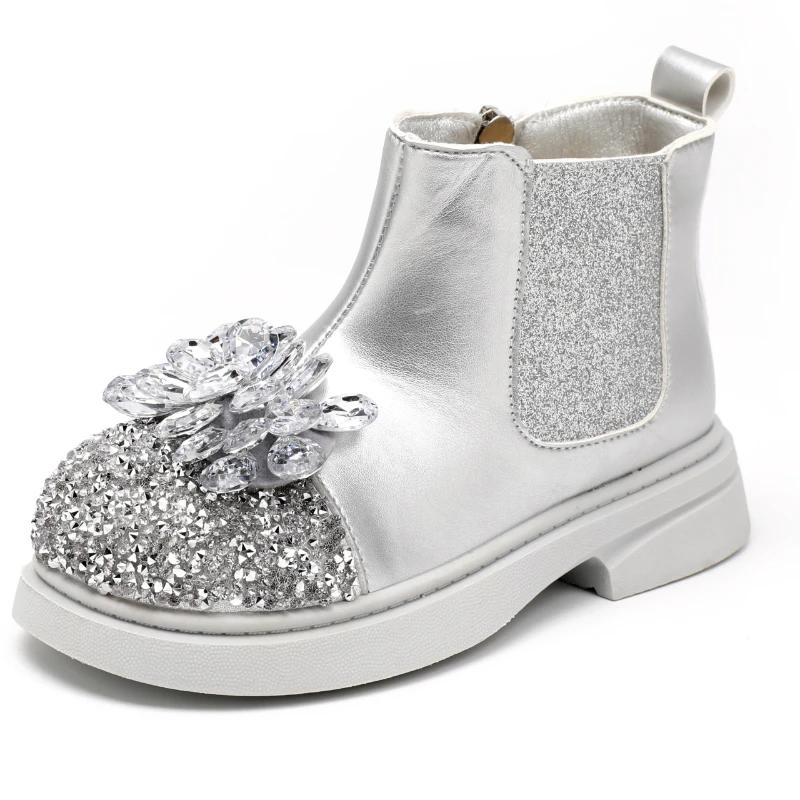 Роскошные ботильоны для девочек, украшенные блестками и стразами, детские сапоги принцессы, модные, универсальные, повседневные, детские кожаные сапоги, милые, элегантные 26 серебряный
Роскошные ботильоны для девочек, украшенные блестками и стразами, детские сапоги принцессы, модные, универсальные, повседневные, детские кожаные сапоги, милые, элегантные 26 серебряный