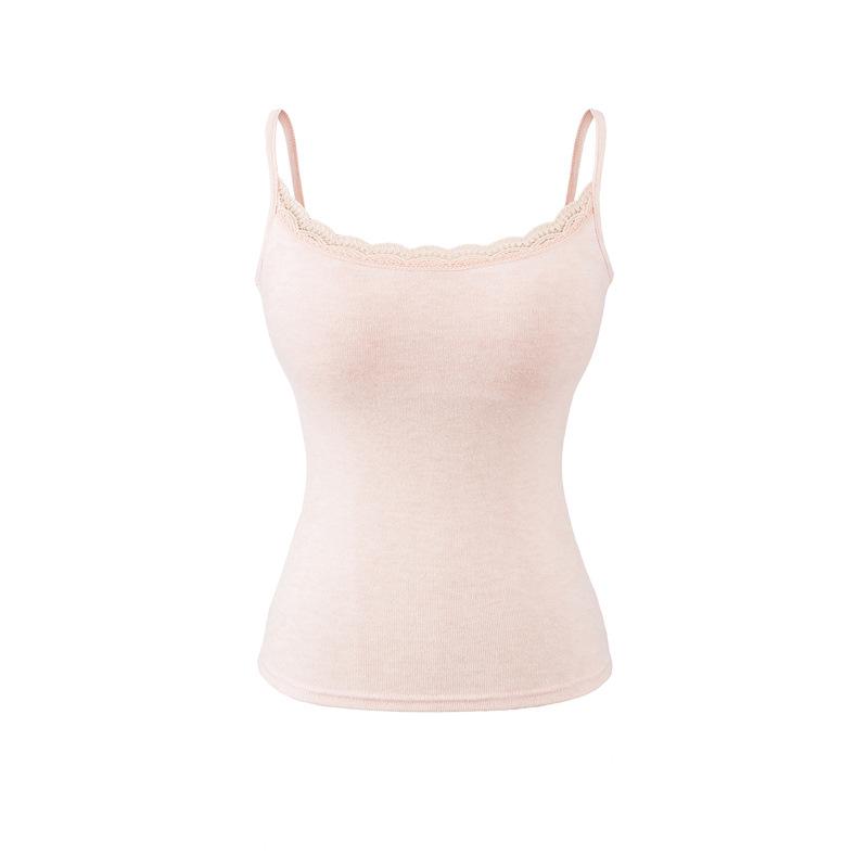 Women s Lace Camisole with Chest Pads, Spring/Summer Outerwear, Basic Slimming Style - Sweet and Spicy Look Medium рожевий
Women s Lace Camisole with Chest Pads, Spring/Summer Outerwear, Basic Slimming Style - Sweet and Spicy Look Medium рожевий