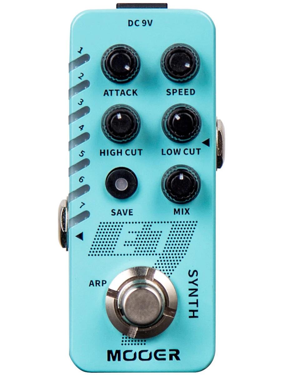 MOOER E7 Synth Guitar Effects Pedal
MOOER E7 Synth Guitar Effects Pedal