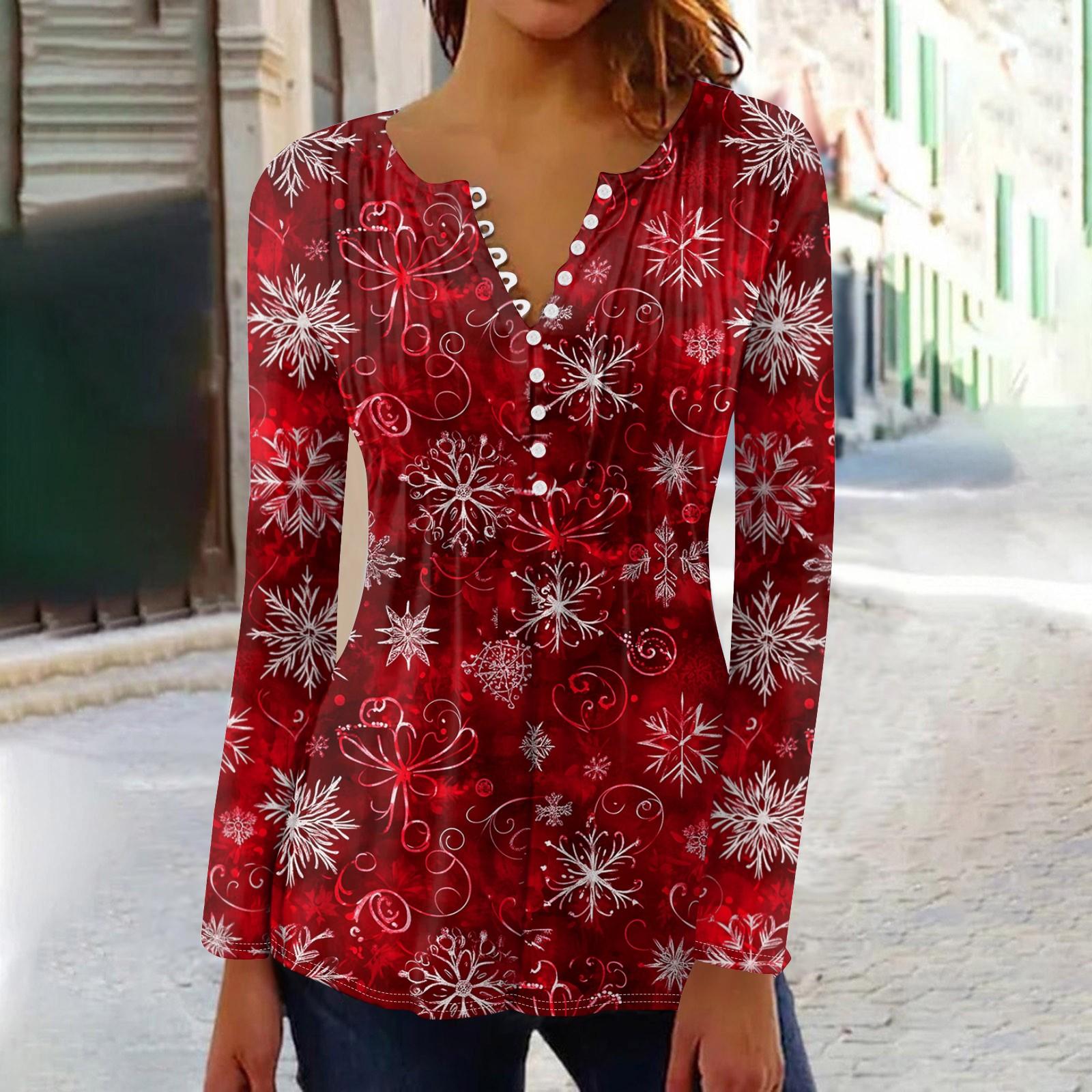 Рубашки с длинным рукавом для женщин, осенняя мода, нарядные повседневные блузки, модные плиссированные туники, топы для леггинсов, Рождество XL красный
Рубашки с длинным рукавом для женщин, осенняя мода, нарядные повседневные блузки, модные плиссированные туники, топы для леггинсов, Рождество XL красный