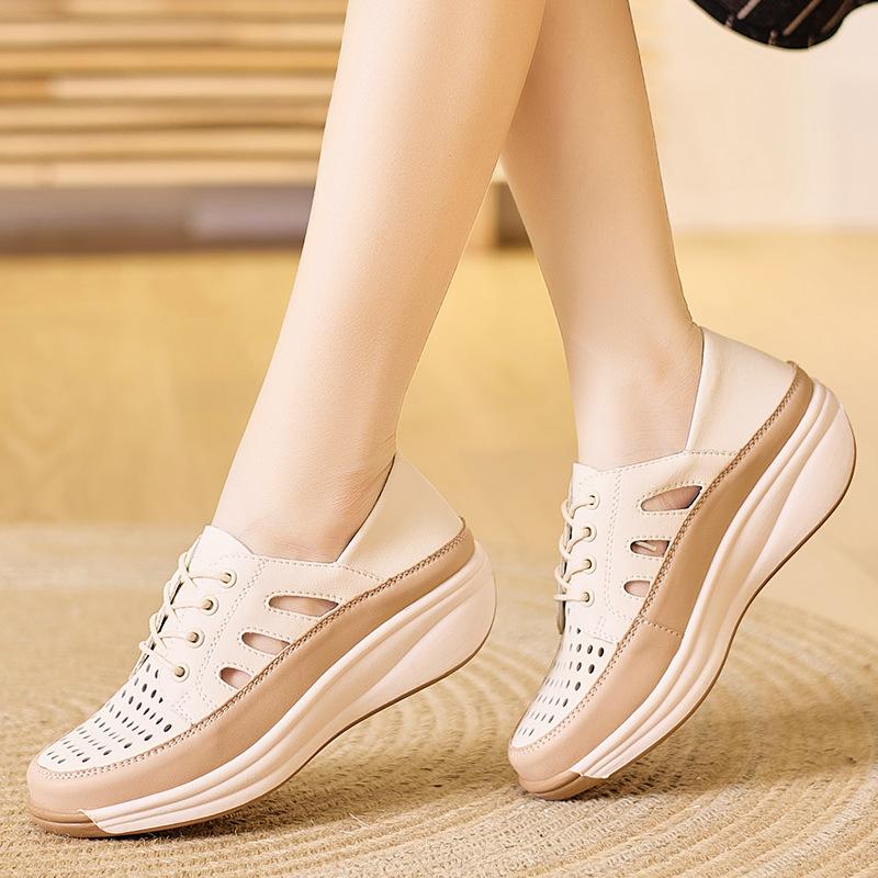 35-44 Large size foreign trade mother shoes slope heel women s shoes fashion hollow sports shoes women s summer new breathable hole shoes 35
35-44 Large size foreign trade mother shoes slope heel women s shoes fashion hollow sports shoes women s summer new breathable hole shoes 35
