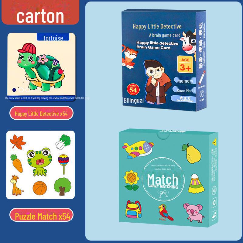 Игра на память «Сумасшедшая карточная комбинация»: Развивающая игрушка для концентрации и взаимодействия детей 2-piece set
Игра на память «Сумасшедшая карточная комбинация»: Развивающая игрушка для концентрации и взаимодействия детей 2-piece set