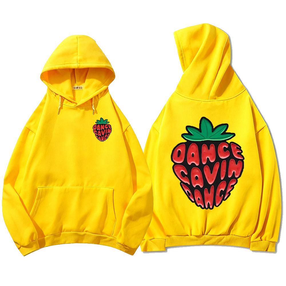 DANCE GAVIN DANCE Strawberry Hoodies Long Sleeve Fleece Hooded Sweatshirts Design Graphic Printing Sudaderas Unisex Pullovers XXXL жовтий
DANCE GAVIN DANCE Strawberry Hoodies Long Sleeve Fleece Hooded Sweatshirts Design Graphic Printing Sudaderas Unisex Pullovers XXXL жовтий