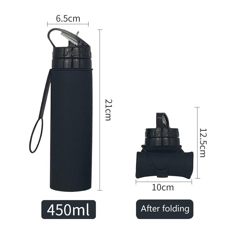 Портативная спортивная бутылка для воды 450 мл, складная дорожная спортивная бутылка, пищевой силикон, складной стакан для воды для дома, офиса, кемпинга
Портативная спортивная бутылка для воды 450 мл, складная дорожная спортивная бутылка, пищевой силикон, складной стакан для воды для дома, офиса, кемпинга