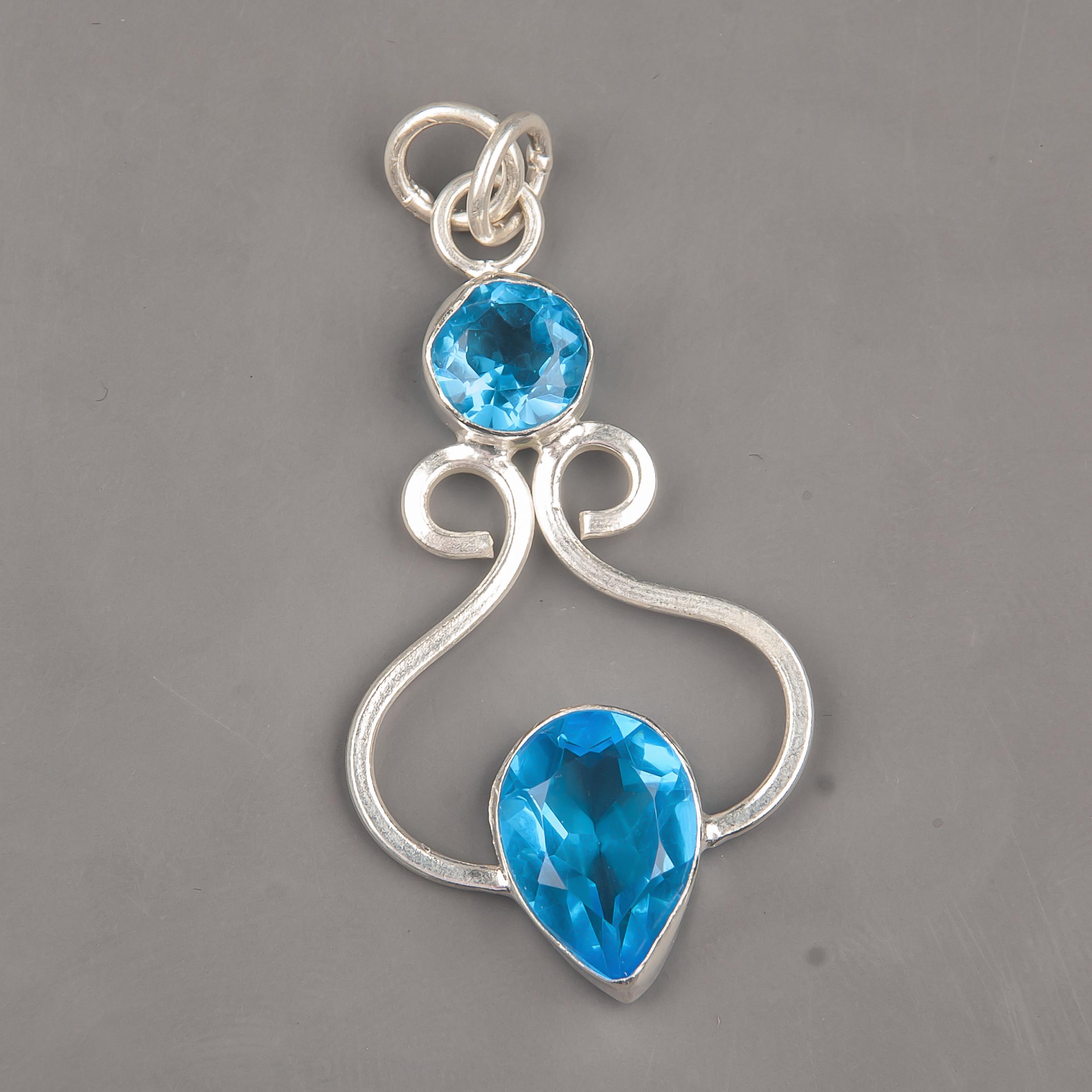 Подвеска Swiss Blue Topaz Gemstone, 925 Solid Sterling Silver Jewelry, Подвеска ручной работы, Серебряные украшения для подарка 1.60 Inches синий
Подвеска Swiss Blue Topaz Gemstone, 925 Solid Sterling Silver Jewelry, Подвеска ручной работы, Серебряные украшения для подарка 1.60 Inches синий