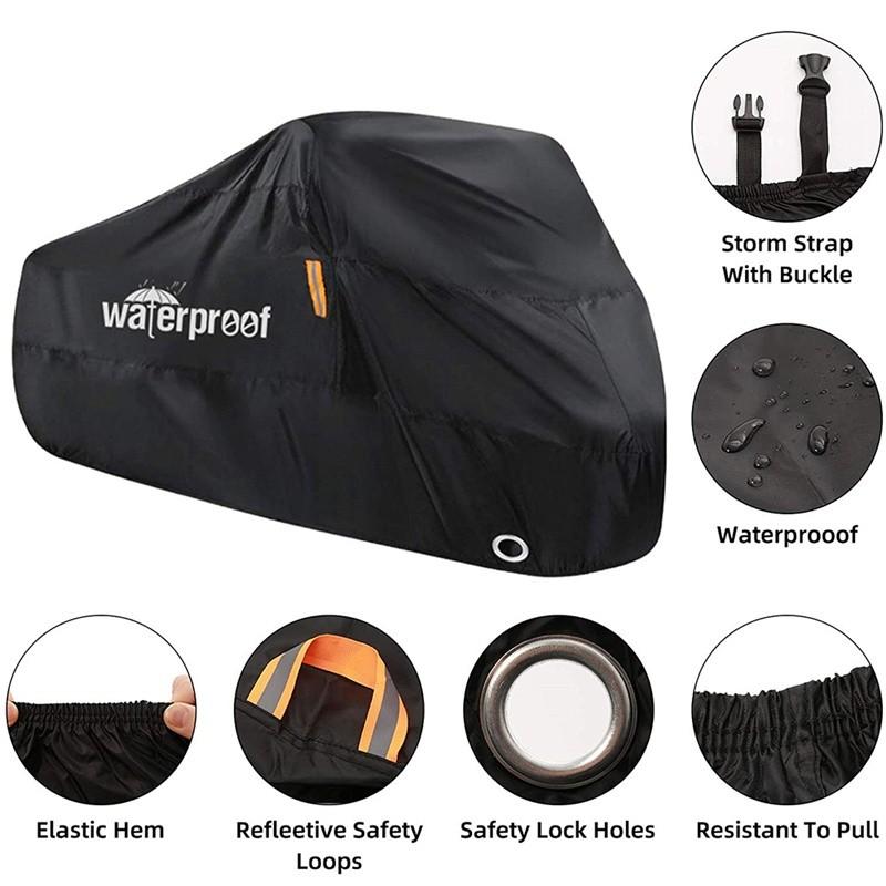 Portable Bike Rain Cover 210T Waterproof Outdoor Bicycle Storage Protector Rain Sun UV Dust Wind Proof Bicycle Cover
Portable Bike Rain Cover 210T Waterproof Outdoor Bicycle Storage Protector Rain Sun UV Dust Wind Proof Bicycle Cover