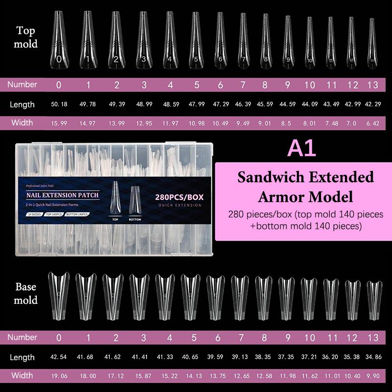 Мигдальні Форми для Нігтів Верхня Форма Нижня Форма Сендвіч Подвійні Форми для Нігтів 280 шт. 14 Розмірів Нарощування-Подвійні Форми Гроб
Мигдальні Форми для Нігтів Верхня Форма Нижня Форма Сендвіч Подвійні Форми для Нігтів 280 шт. 14 Розмірів Нарощування-Подвійні Форми Гроб