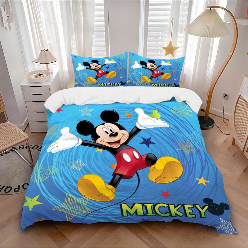 3pcs set Mickey Mouse, Stars print bedding quilt cover, soft and comfortable quilt cover suitable for bedroom and guest room45 135x200cm
3pcs set Mickey Mouse, Stars print bedding quilt cover, soft and comfortable quilt cover suitable for bedroom and guest room45 135x200cm