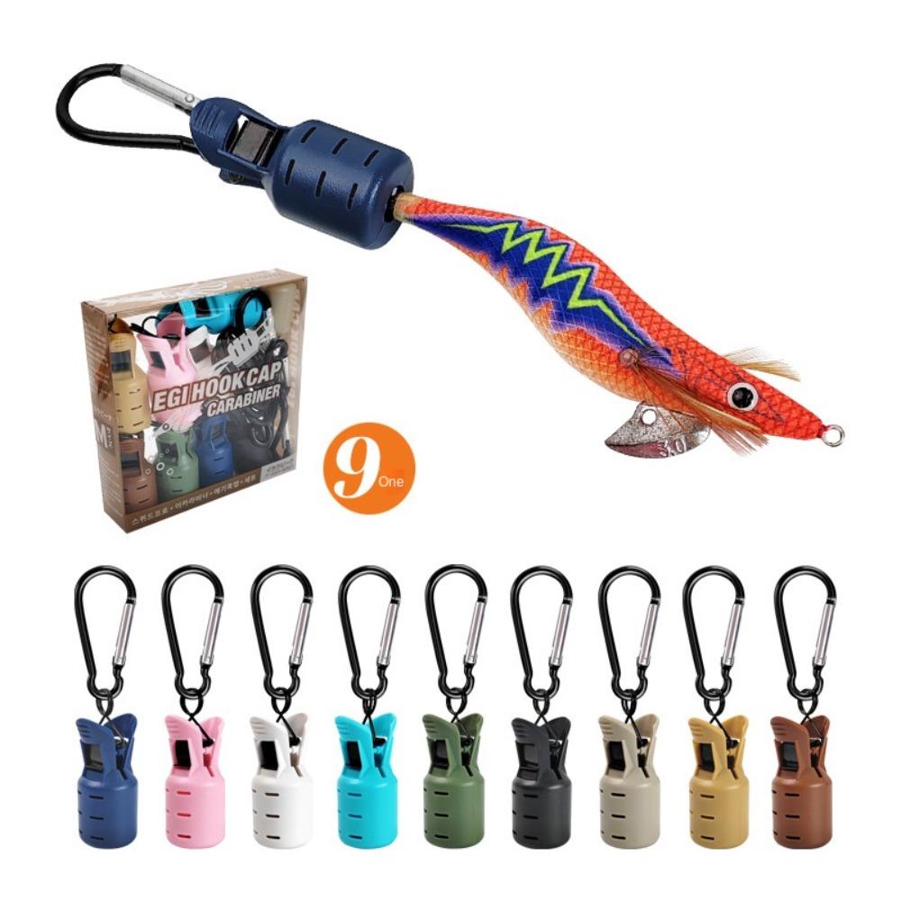 9 шт. Набору рибальських снастей Захист приманки з карабіном Парасолька каракатиці Кришка приманки 9pcs set
9 шт. Набору рибальських снастей Захист приманки з карабіном Парасолька каракатиці Кришка приманки 9pcs set