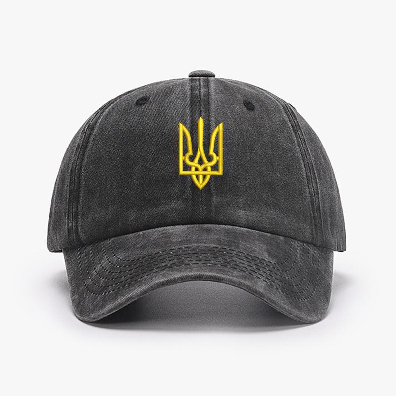 Embroidery Ukraine Trident Symbol Cotton Washed Fashion Sports Baseball Cap Adjstable Hip Hop Dad Hat Visor Protection Snapback adjustable 54-60cm
Embroidery Ukraine Trident Symbol Cotton Washed Fashion Sports Baseball Cap Adjstable Hip Hop Dad Hat Visor Protection Snapback adjustable 54-60cm