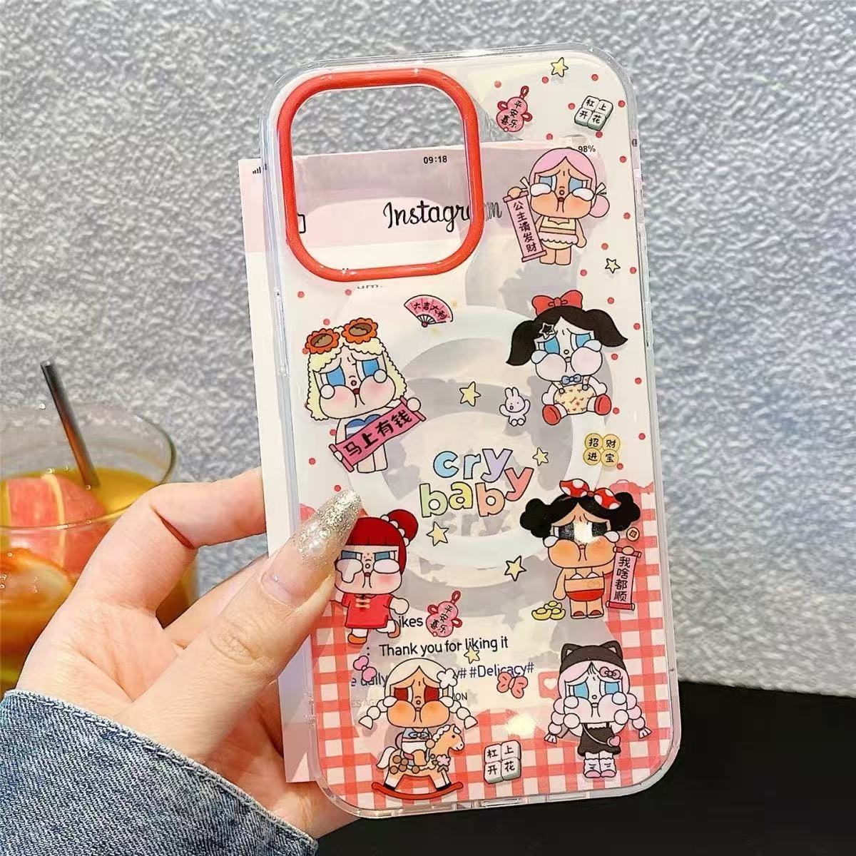 Crying baby girl magnetic suction bracket for 17promax mobile phone case Apple 16 new iPhone15 iPhone7/8
Crying baby girl magnetic suction bracket for 17promax mobile phone case Apple 16 new iPhone15 iPhone7/8