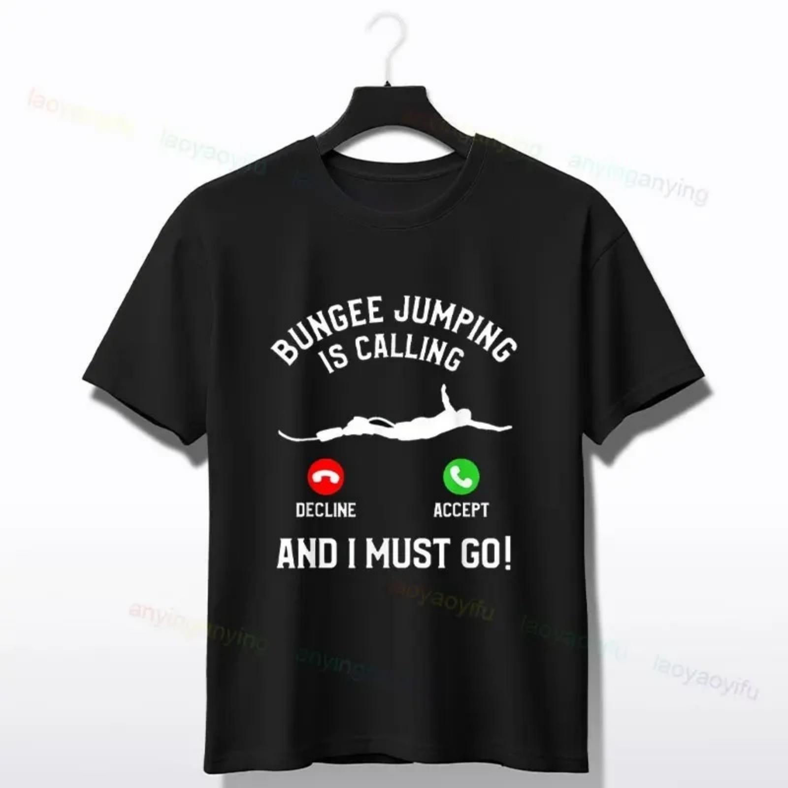 Bungee Jumping Is Calling Men s Graphic T-shirt Short-sleeve Pure Cotton Tshirt for Outdoor Adventures & Casual Wear XXXXXL
Bungee Jumping Is Calling Men s Graphic T-shirt Short-sleeve Pure Cotton Tshirt for Outdoor Adventures & Casual Wear XXXXXL