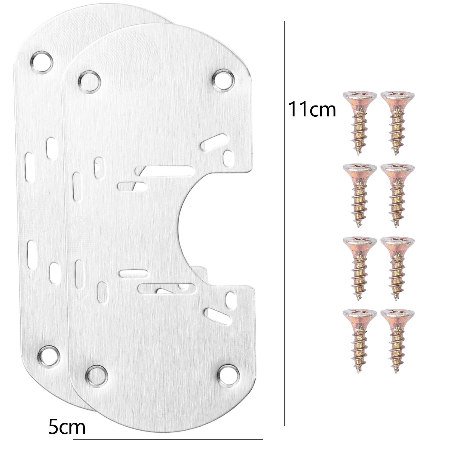 Stainless Steel Hinge Repair Plate Cupboard Cabinet Door Hinge Plates Furniture Door Fixing Joining Mending Plates with Screws 1 Pair
Stainless Steel Hinge Repair Plate Cupboard Cabinet Door Hinge Plates Furniture Door Fixing Joining Mending Plates with Screws 1 Pair