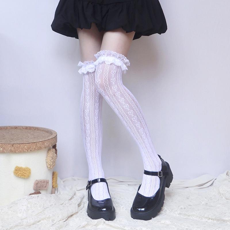 Носки женские высокие до бедра кружевные милые в стиле лолиты теплые чулки черные белые выше колена длинные носки для ног для девушки аксессуары для ботинок One Size
Носки женские высокие до бедра кружевные милые в стиле лолиты теплые чулки черные белые выше колена длинные носки для ног для девушки аксессуары для ботинок One Size