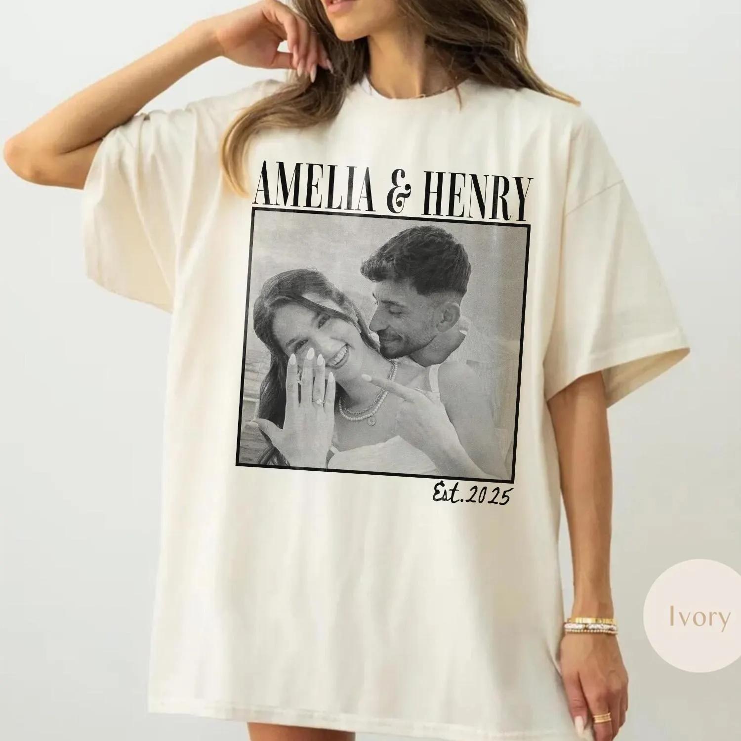 Custom Photo EngageUnisext Comfort Colors Shirt Vintage Couple Picture Shirt Wedding Anniversary Gift Couple Gift S
Custom Photo EngageUnisext Comfort Colors Shirt Vintage Couple Picture Shirt Wedding Anniversary Gift Couple Gift S