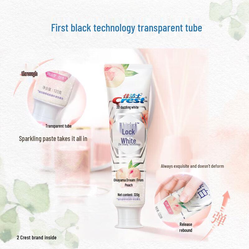 Crest Scented Whitening Toothpaste 120g x 6-Pack
Crest Scented Whitening Toothpaste 120g x 6-Pack