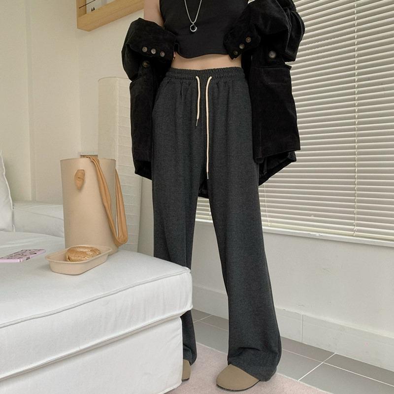 145cm Petite Women s High-Waisted Gray Wide-Leg Pants - Versatile Soft Autumn/Winter Casual Sportswear L (106-115 lbs)
145cm Petite Women s High-Waisted Gray Wide-Leg Pants - Versatile Soft Autumn/Winter Casual Sportswear L (106-115 lbs)