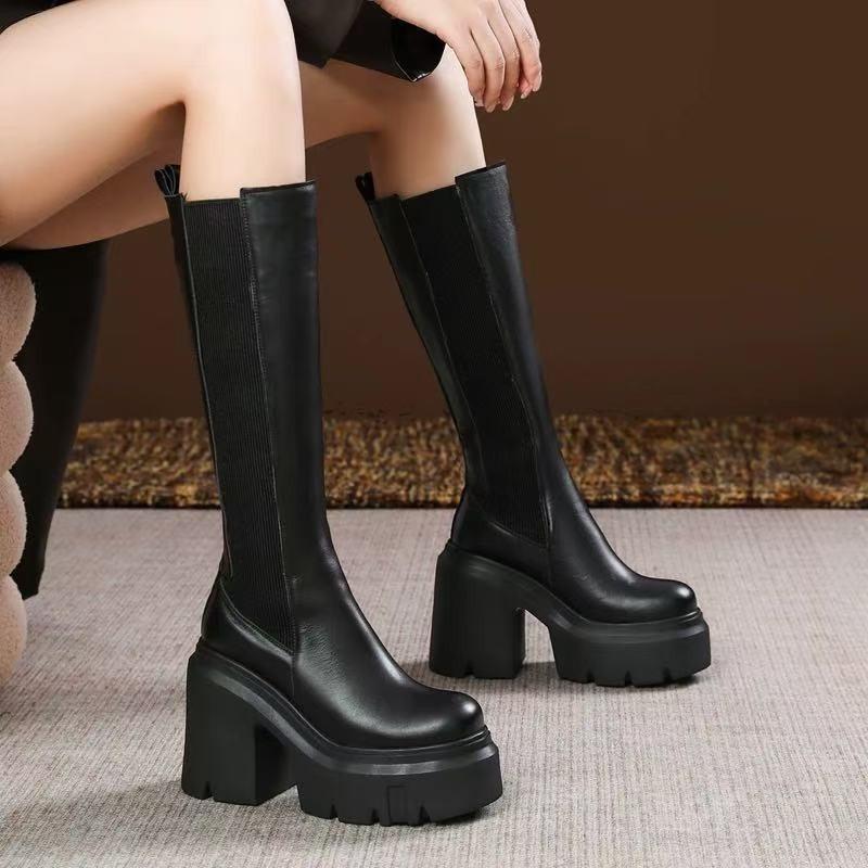 Fashion 2025 Autumn and Winter New Chunky Heel Long-thigh Boots Color-block Small Women s Fashion Knee-high Boots 35 чёрный
Fashion 2025 Autumn and Winter New Chunky Heel Long-thigh Boots Color-block Small Women s Fashion Knee-high Boots 35 чёрный