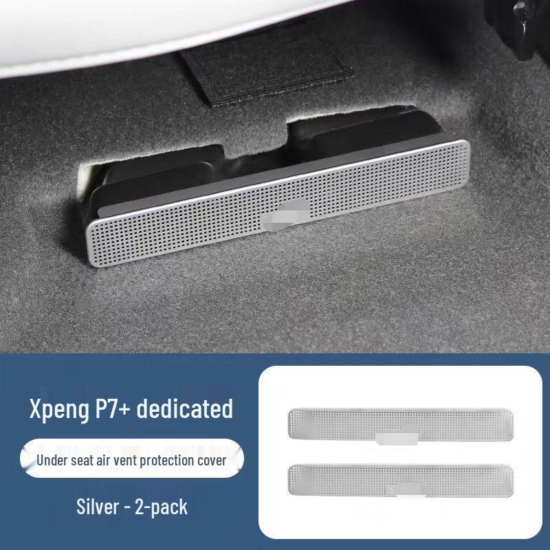 XPeng P7+ 25 Model Air Vent Guard: Prevents Blockage Under Seat Silver Stainless Steel
XPeng P7+ 25 Model Air Vent Guard: Prevents Blockage Under Seat Silver Stainless Steel