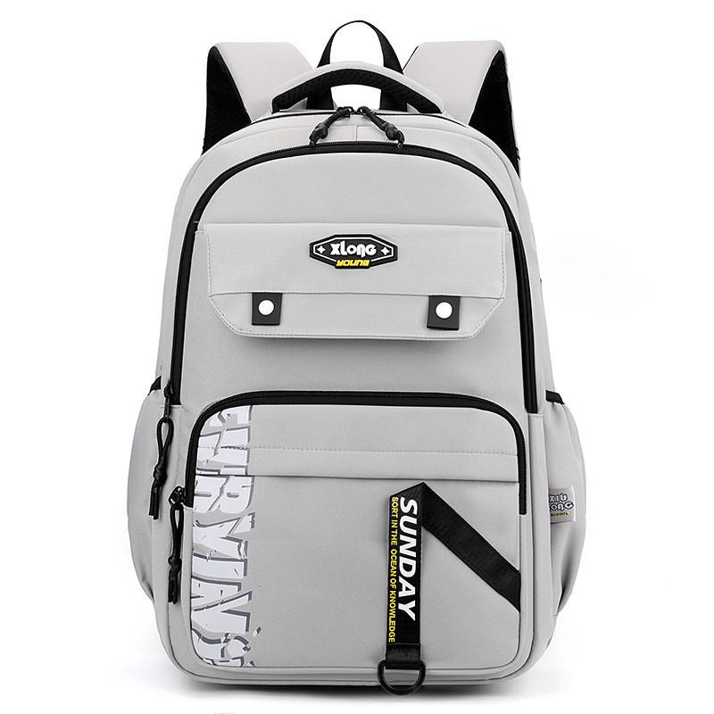 Stylish And Spacious Nylon Backpack For Men And Women Ideal For School And Travel светло-серый
Stylish And Spacious Nylon Backpack For Men And Women Ideal For School And Travel светло-серый